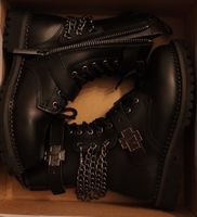 Rammstein Stiefel Schwarz Grösse 40 neu mit OVP
