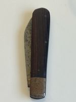 Taschenmesser Holzgriff mit Klinge, 50er J.(I3)