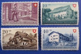Serie Pro Patria 1949 postfrisch **/(*) - SBK: 14.-.
