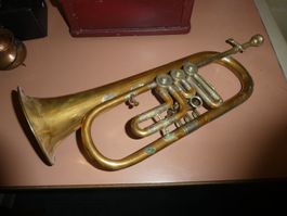 Blasinstrument  Pini Messing alt gebraucht