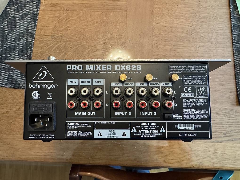 Behringer Mischpulte: Behringer DX626 mixer – Gebraucht aus Biel/Bienne von roland808 1