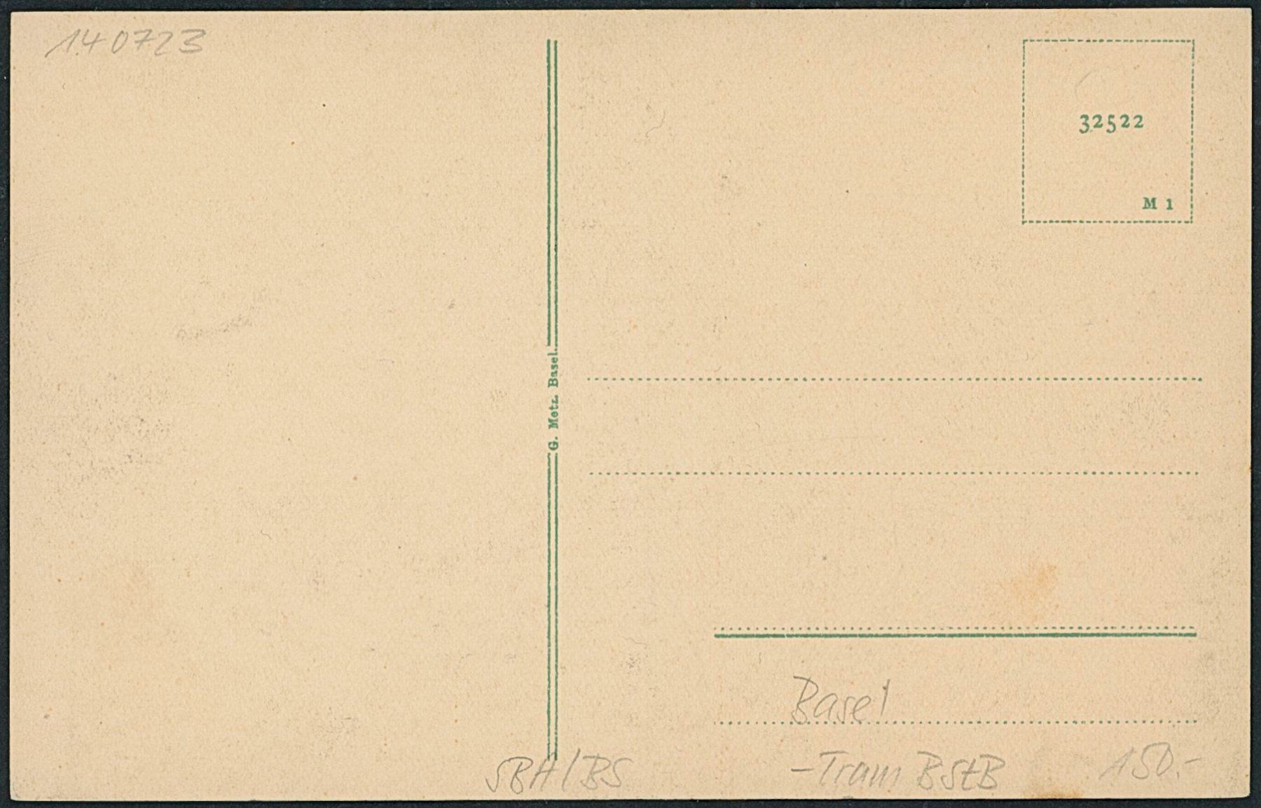 Cartoline postali: BS Basel - Tram BStB – Usato da Schindellegi venduto da dormay 1