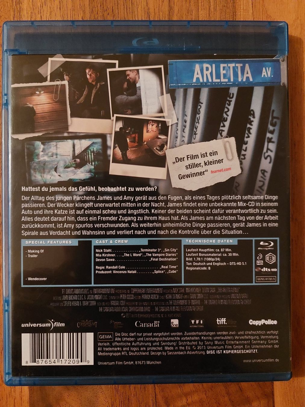Tutti i DVDs: Blu Ray - 388 Arletta Avenue – Usato da Rheinfelden venduto da FilmAuktion 1