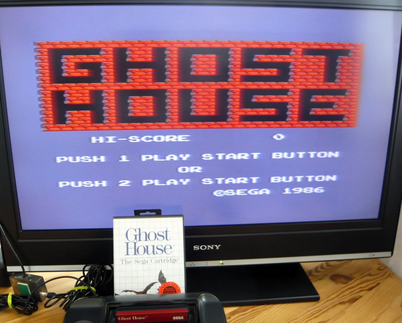 Sega Giochi: SEGA Master System : Ghost House - 1986 - Vintage – Usato da Onex venduto da Jaguar1986