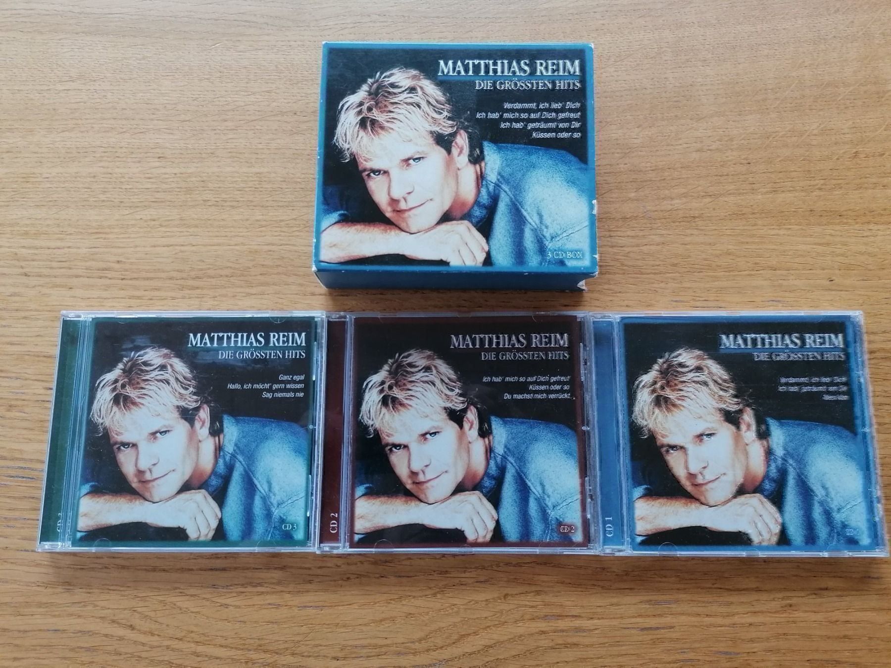 CD & DVD vergini: CD Matthias Reim 3er Pack – Usato da Appenzell Enggenh. venduto da vario414