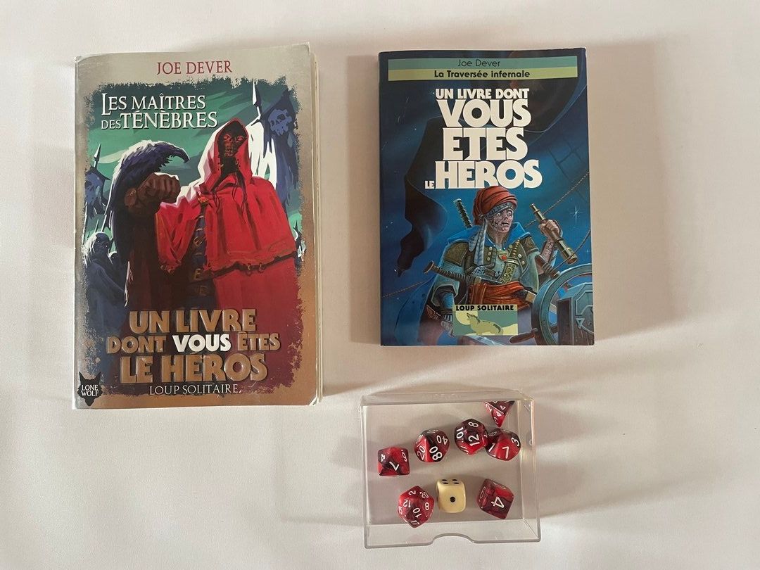 Giochi: Loup Solitaire T.1 & T.2 + Set de dés | LDVELH | – Usato da Vaulruz venduto da BeautifulDecay