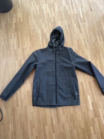 Regenjacke Rukka grau mit Kapuze guter Zustand gebraucht