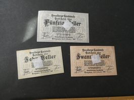 Oesterreich 1919, Vorarlberg - Notgeldscheine