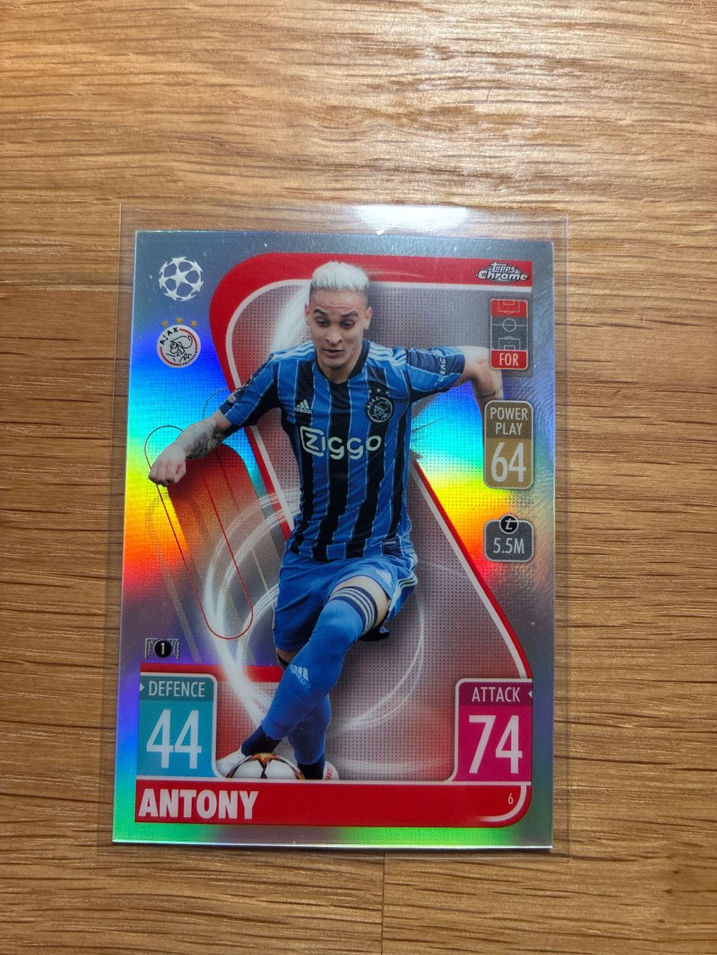 Topps Carte collezionabili: Toppa Match Attax Chrome Antony Ajax Amsterdam Refractor – Usato da Solothurn venduto da MegaDaggi