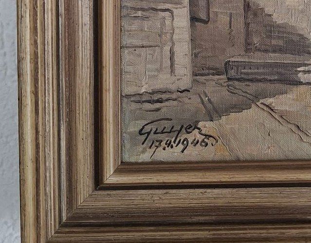 Gemälde: Gemälde von Walter Guyer – Gebraucht aus Schindellegi von Etzelkulm 1