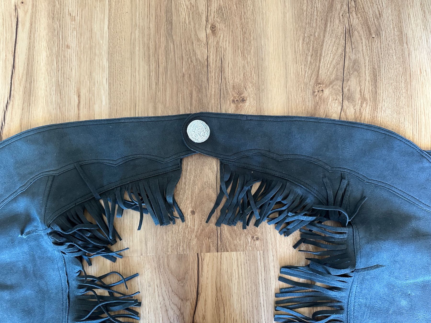 Pantaloni: Westernchaps mit Fransen anthrazit – Usato da Schüpfheim venduto da ver_8xlx 1