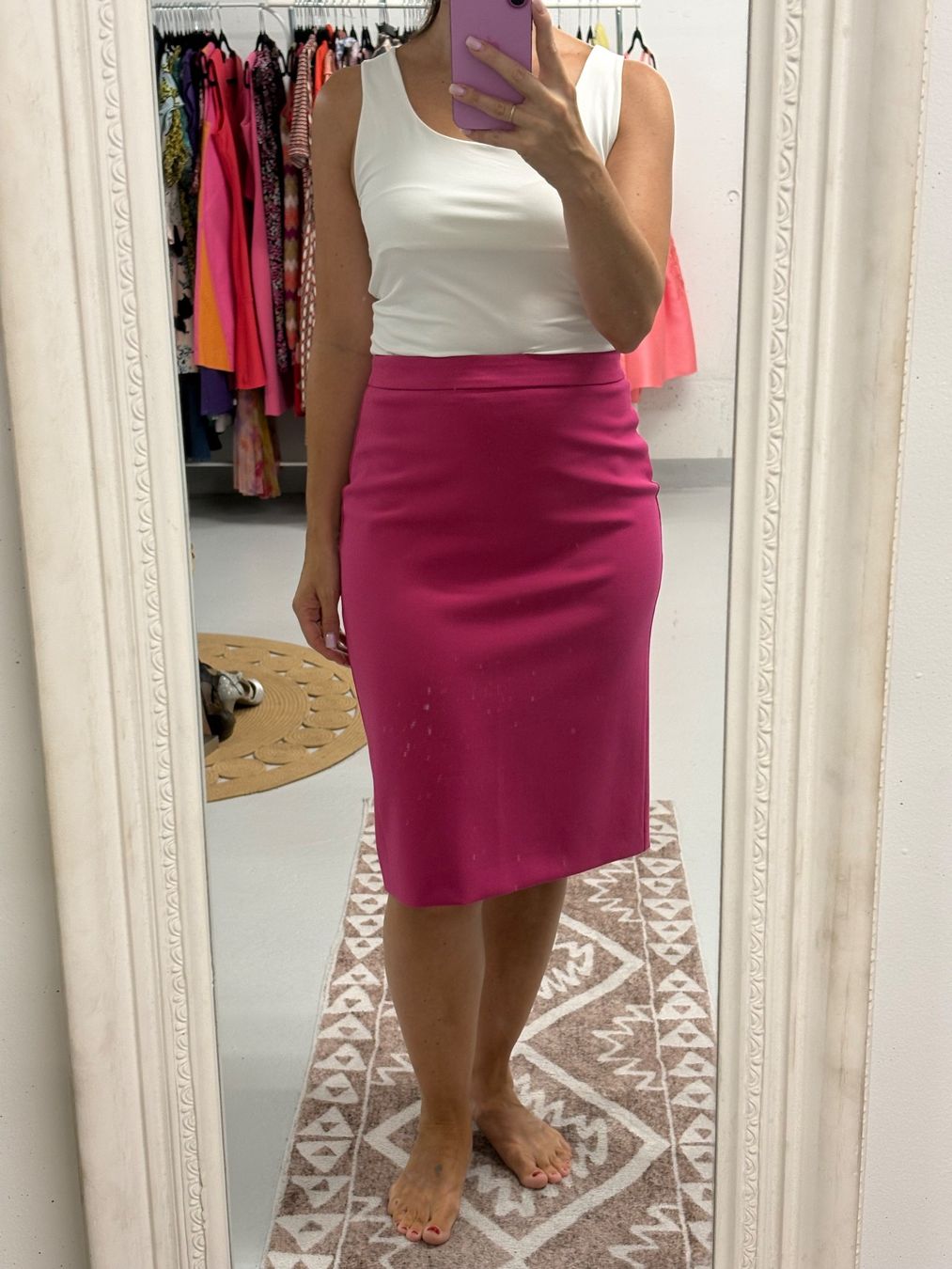 Hugo Boss Röcke: Neuer Boss Bleistiftrock Gr. 40 pink – Neu und originalverpackt aus Regensdorf von secondchancefashion
