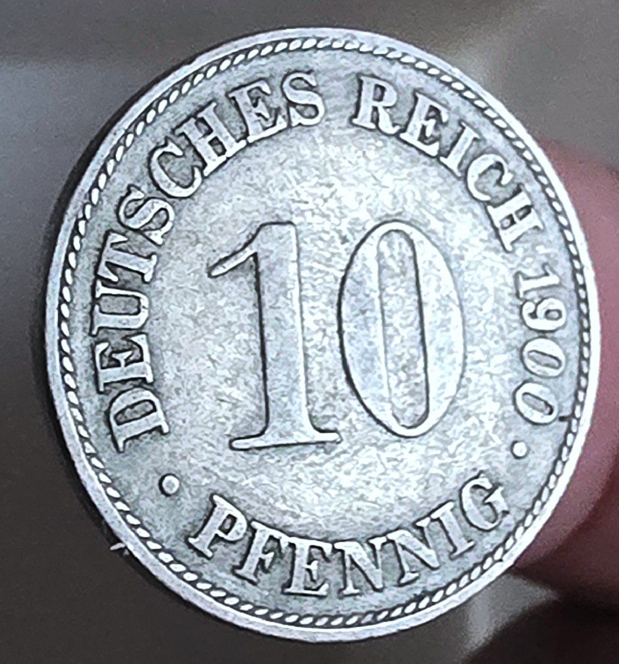 Tutti le monete: DEUTSCHLAND 10 PFENNING 1900 D – Usato da Winterthur venduto da Creso70 1