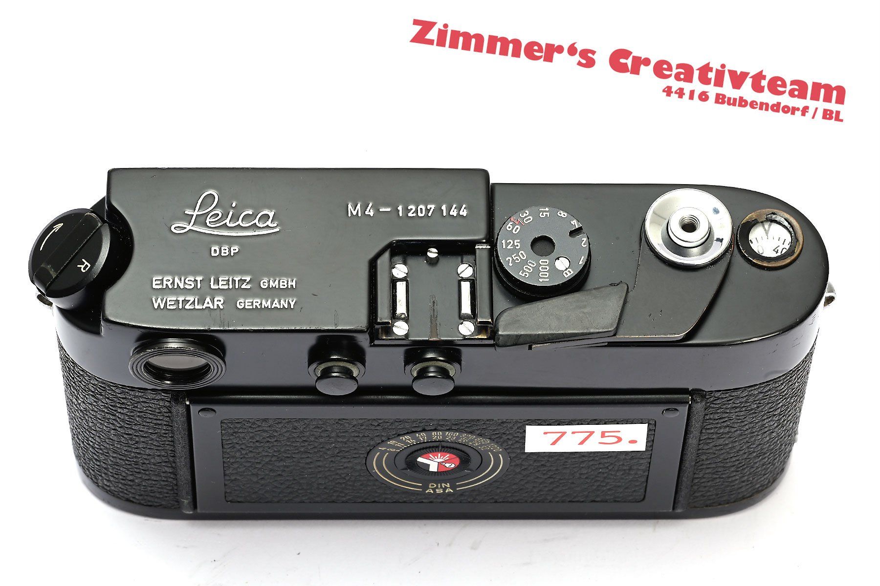 Leica Fotocamera: Leica M4 Body, Black Paint. – Usato da Bubendorf venduto da zimmers_creativteam 5