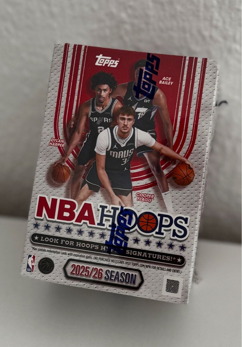 Topps Carte collezionabili: Topps NBA Hoops 25/26 value blaster – Nuovo e nell'imballaggio originale da Basel venduto da el_do