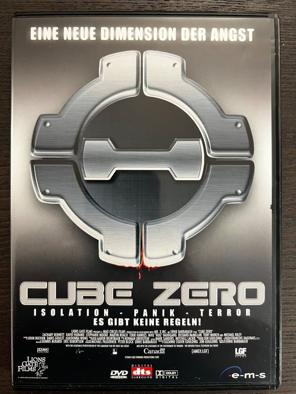 Alle DVDs: Cube Zero – Gebraucht aus Zürich von FilmFreunde