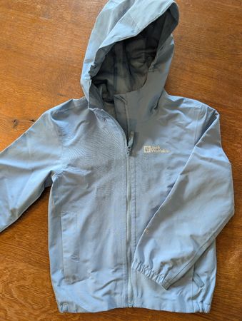 Jack Wolfskin Regenjacke Hellblau Grösse 116 - wie neu