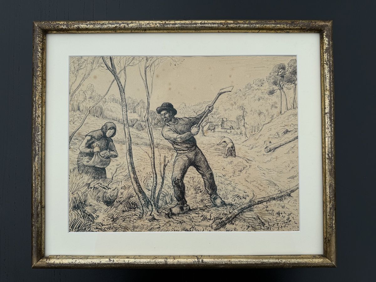Dipinti: Paul Émile Colin - BÛCHERON – Usato da Delemont venduto da nimagu