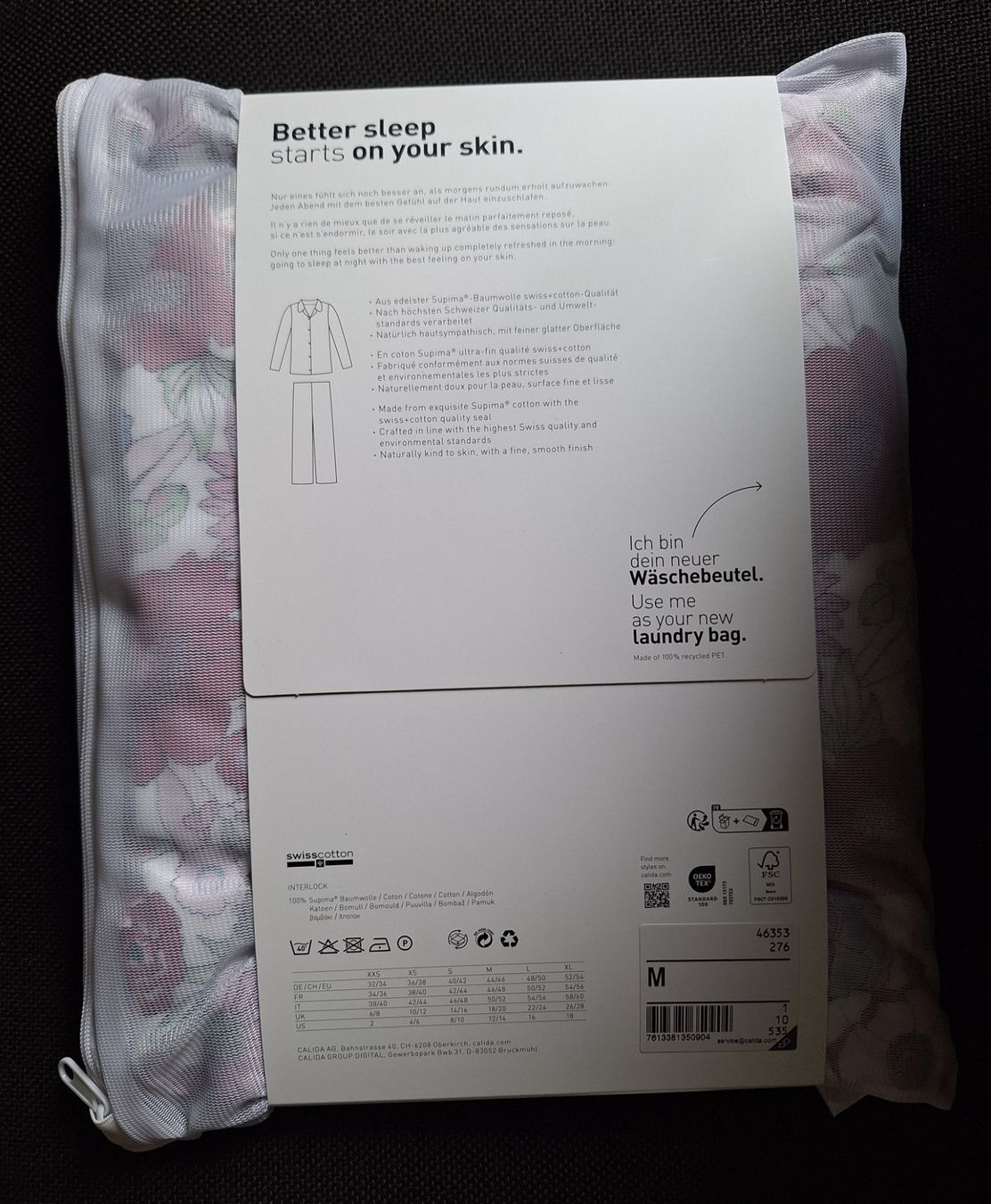 Calida Negligees & Pigiami: Calida Damen Pyjama Spring Flower Dreams, Grösse M – Nuovo e nell'imballaggio originale da Ittigen venduto da Michel0120 5