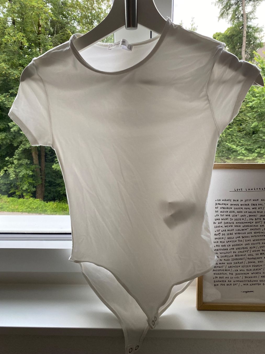 Stradivarius Top: Body weiss Stradivarius Gr S Kurzarm – Usato da Edlibach venduto da leo_ftr7