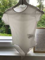 Body weiss Stradivarius Gr S Kurzarm