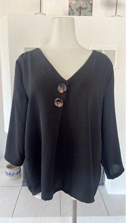 Elegante Bluse mit Knöpfen Gr. L