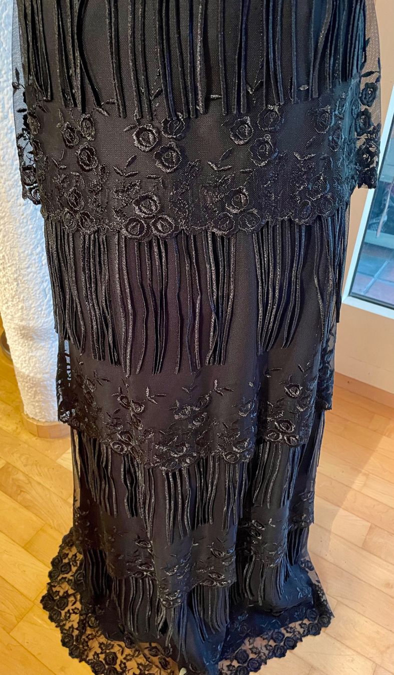 Vestiti: schwarzes langes Kleid,, Party – Nuovo (secondo la descrizione) da Hochdorf venduto da FlordeCebo 4