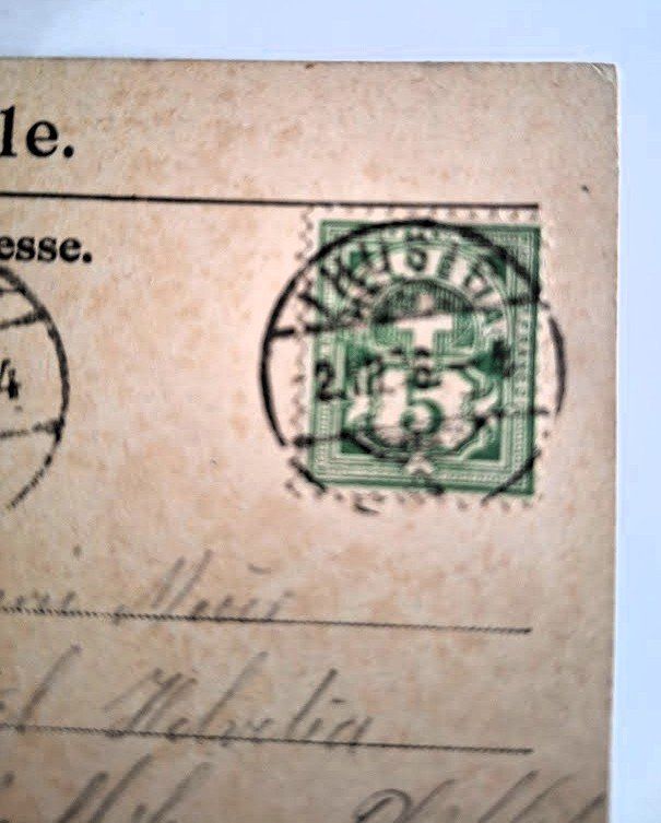 Cartes postales: 2 AK Graubünden St. Moritz u. Albulabahn 1906 – D'occasion à Alpnach Dorf par MZ001 4