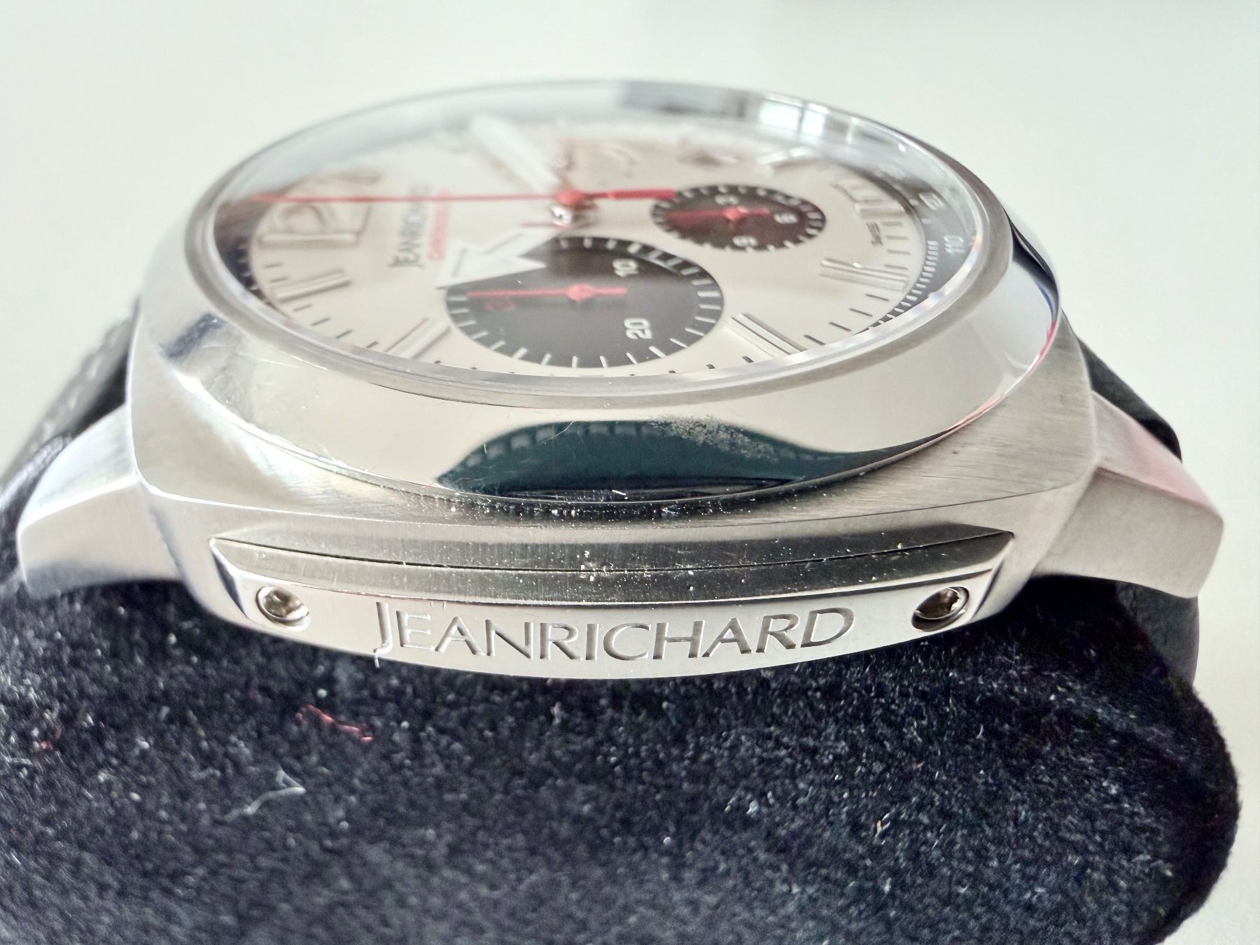 JeanRichard Orologi: DANIEL JEANRICHARD Rare Chronoscope "Panda", SRP Fr. 9300.- – Nuovo e nell'imballaggio originale da Le Mont-sur-Lausanne venduto da LycaGallery 5