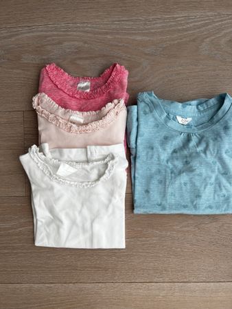 H&M Mädchen-Langarmtops, Größe 92 cm/1,5-2 Jahre