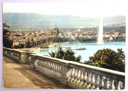 Genève - La rade et la ville depuis Cologny