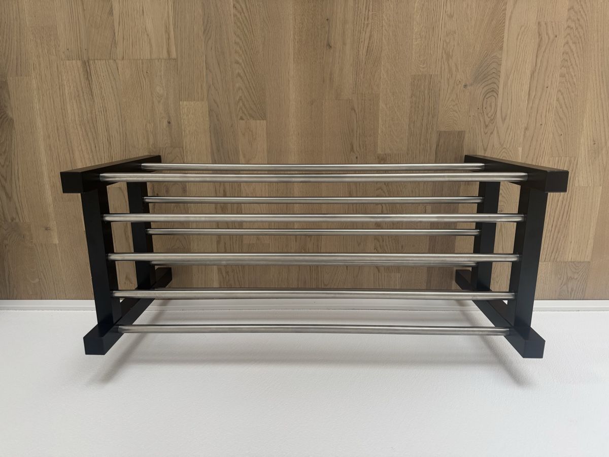 Ikea Guardaroba: Schuhregal Ikea Tjusig schwarz – Usato da Huttwil venduto da vonceline00 1
