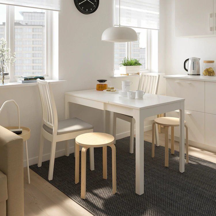 Esstisch IKEA Ausziehbar 80/120x70 Weiss Kaufen auf Ricardo
