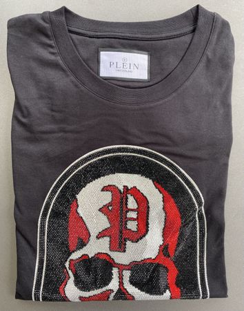 T-Shirt PHILIPP PLEIN, Grösse 4XL, mit Stress-Steinchen, NEU