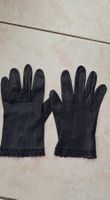 Gant bleu marine cuir, taille 7