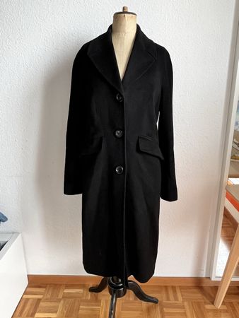 Manteau en laine noire Céline taille 38