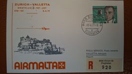 Swissair Zürich - Valletta 03.04.1977