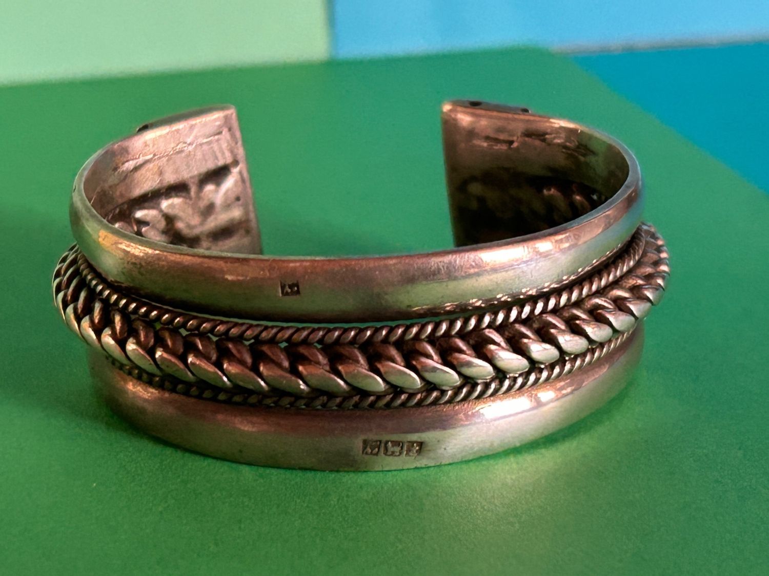 Bracciali & Braccialetti: Silber Armspange massiv, Vintage – Usato da Laufen venduto da belleskulptur 1