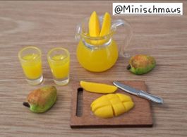 Frisch gepresster Mangosaft, Auch für Maileg