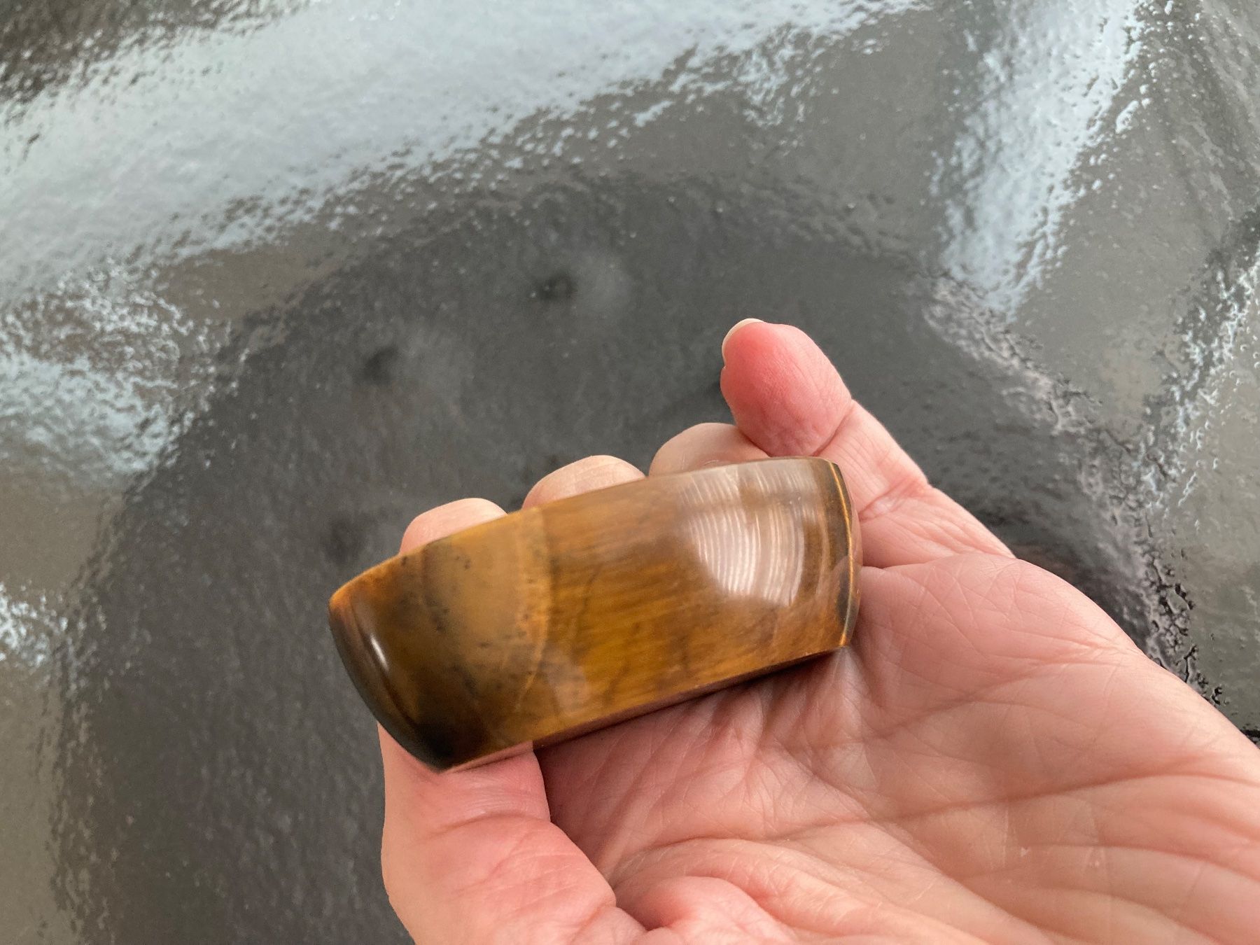 Ciotole: Wunderschöne kleine Schale aus Tigerauge – Usato da Zürich venduto da einefreude 6