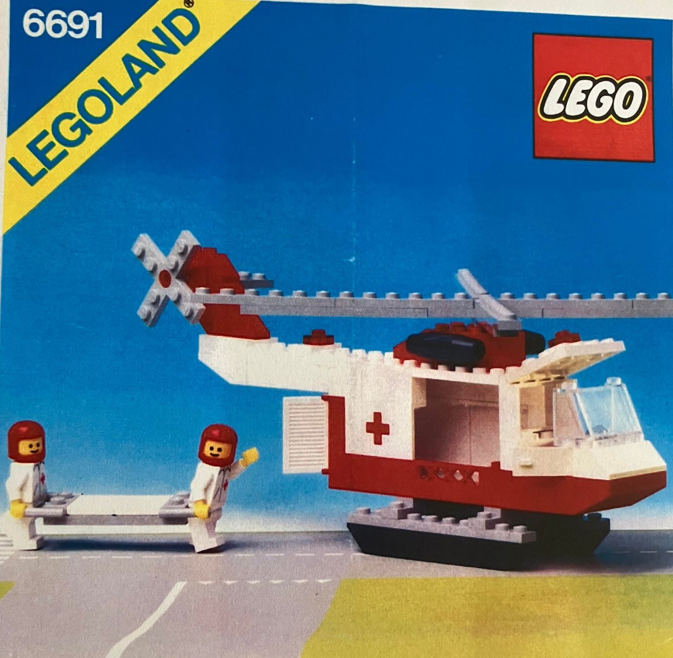 Lego Giocattoli: LEGO 6691 Rotkreuzhelikopter – Usato da Zürich venduto da Derrick8