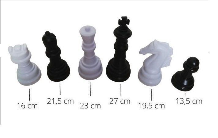 XXL Schach Spiel, Outdoorspiel 1,58 x 1,58 m