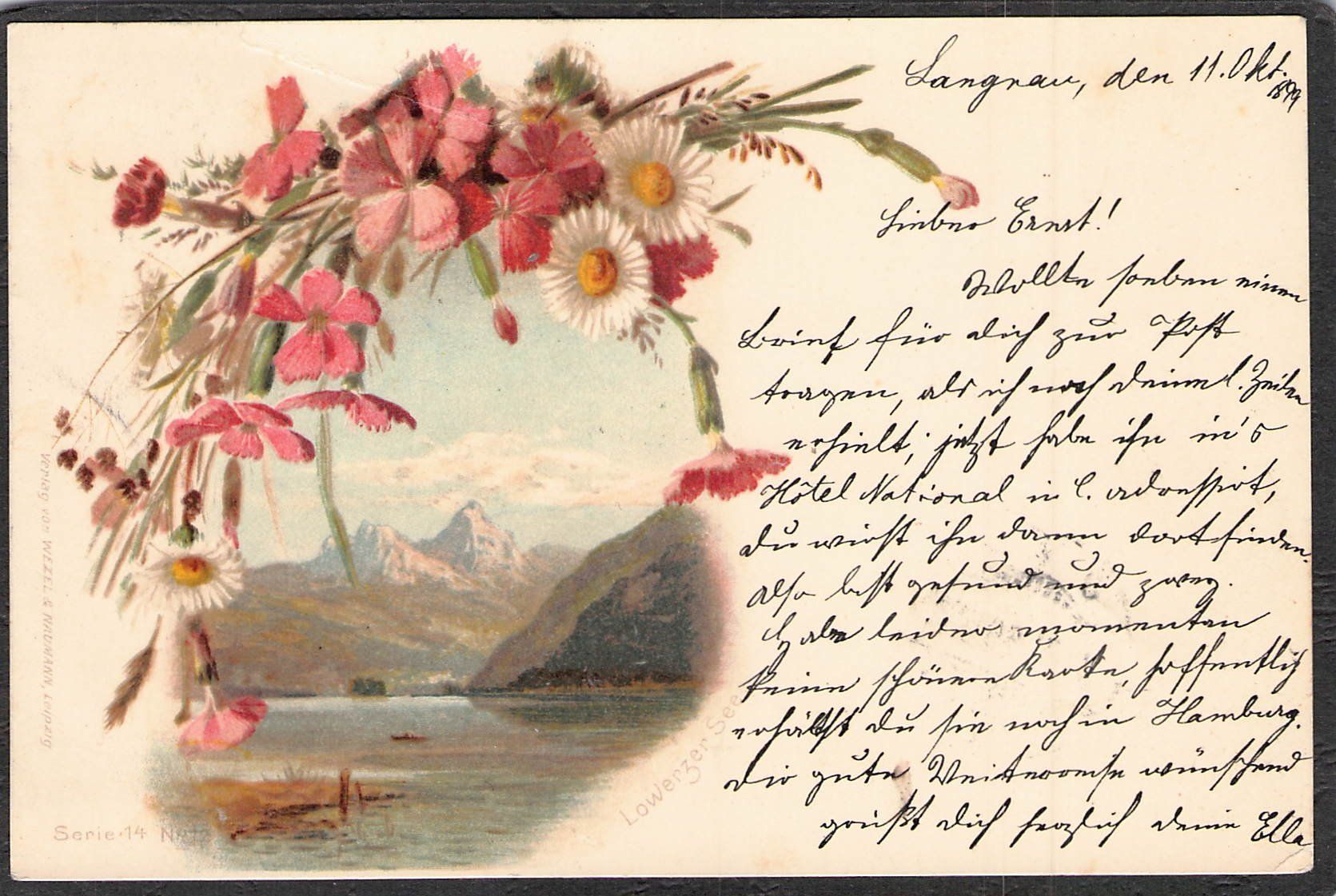 Cartoline postali: ^Lithografie Langnau BE , 1899 – Usato da Reichenburg venduto da Pipo-67