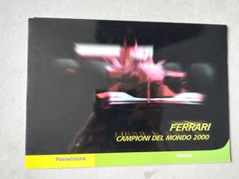 F1 FERRARI -CAMPIONI DEL MONDO 2000 BRIEFMARKEN-POSTE ITALIA