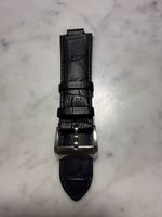 NEU***HERREN-UHR-ARMBAND-SWAROVSKI***ECHT LEDER***