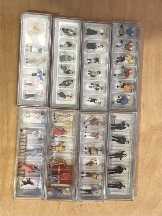 HO Scale Arbeiter Figuren Set - 50 Stück Verschiedene Posen Für Modelleisenbahn Landschaft