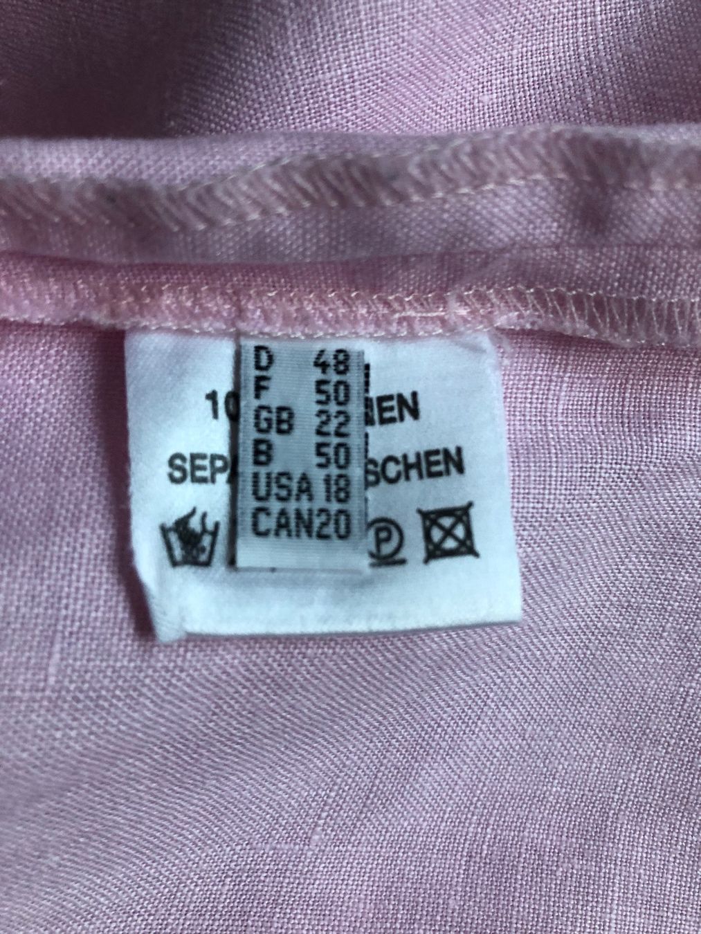 Tops: Leinentop rosa – Gebraucht aus Bern von Nole6 3
