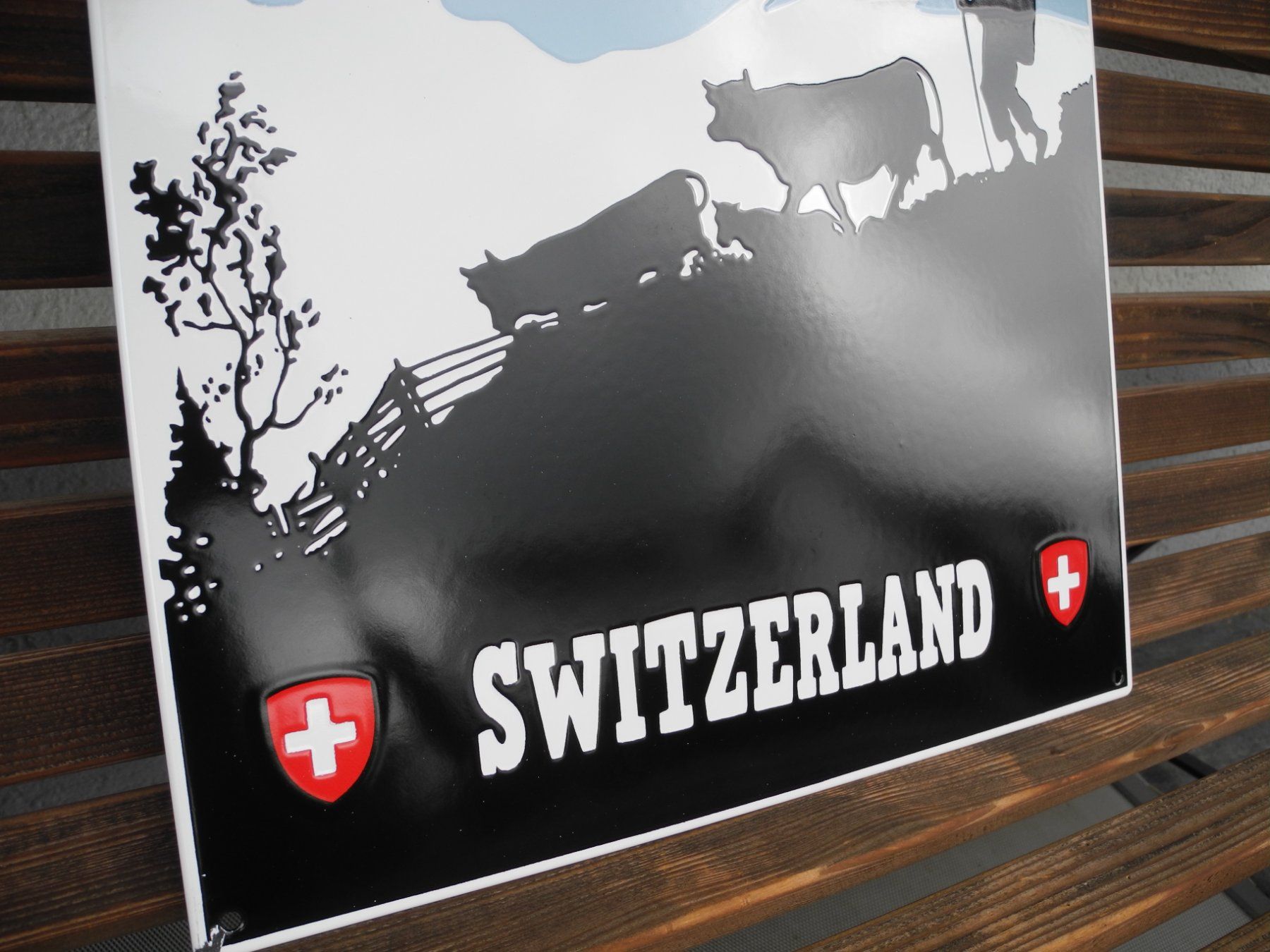 Ecriteaux: SCHWEIZ-SUISSE-SVIZZERA-SWITZERLAND – D'occasion à Reinach AG par Huckleberrysix 3