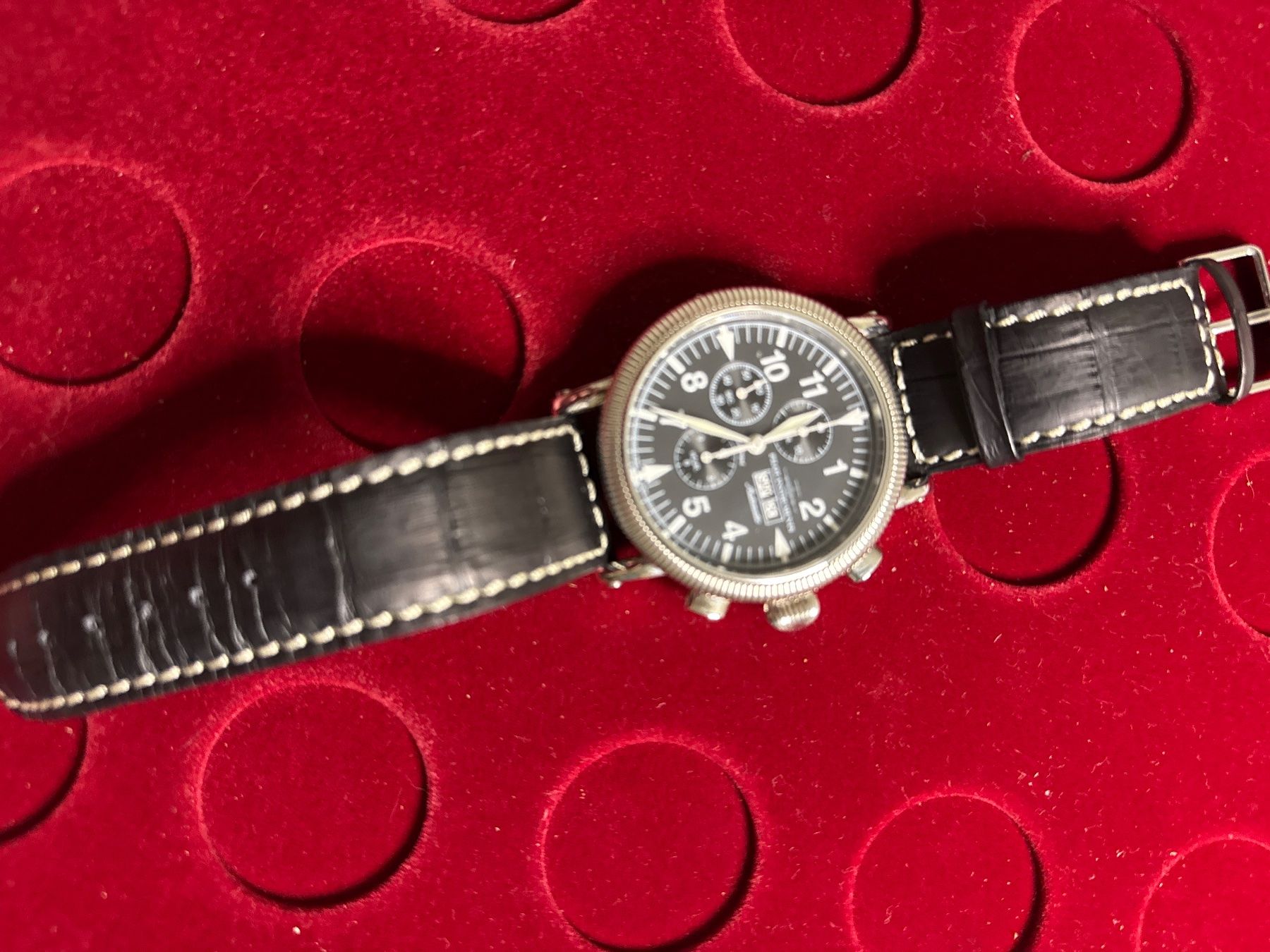 Montres: Pilot Instruments Chronograph 48 mm Gepflegt – D'occasion à Pfeffingen par Allhandelklgwatches 2