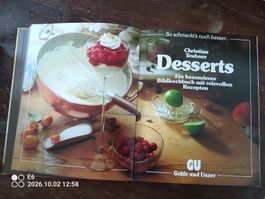 Buch über Desserts